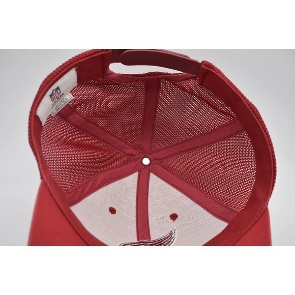 Official NFL Team Arizona Cardinals Red and White Embroidered Snap Back Hat - Picture 5 of 9